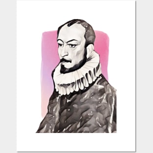 Composer Carlo Gesualdo illustration Posters and Art